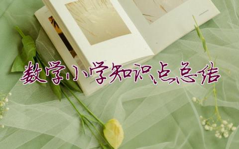 數學小學知識點總結