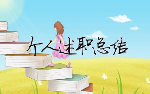個人述職總結 24篇