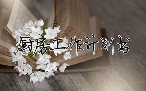 廚房工作計劃書如何寫范文簡短優選19篇