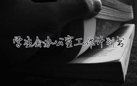 學生會辦公室工作計劃書 20篇