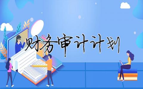 財務(wù)審計計劃（精選合集11篇）