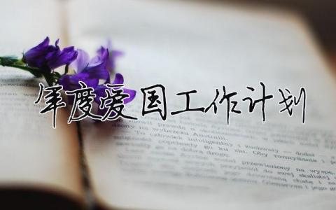 年度愛(ài)國(guó)工作計(jì)劃 愛(ài)國(guó)工作總結(jié)（精選合集20篇）