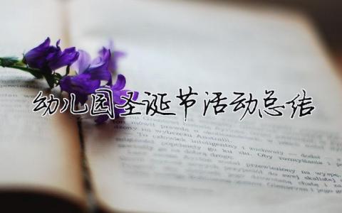 幼兒園圣誕節活動總結 幼兒園圣誕節活動總結簡短（精選合集18篇）