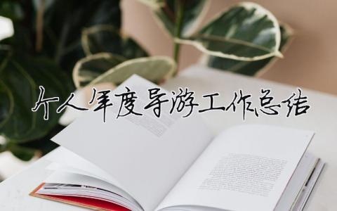 個人年度導游工作總結 導游工作總結范文簡短（精選合集13篇）