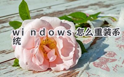 windows怎么重裝系統(tǒng)