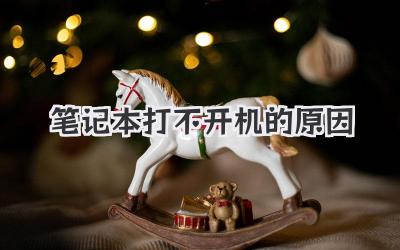 筆記本打不開機的原因