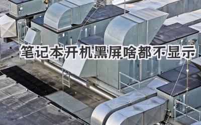 筆記本開機(jī)黑屏啥都不顯示