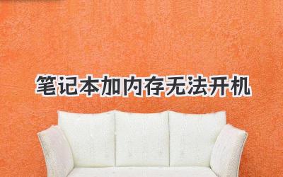 筆記本加內(nèi)存無(wú)法開機(jī)