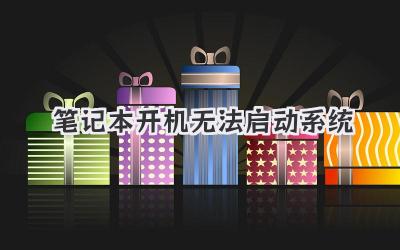 筆記本開(kāi)機(jī)無(wú)法啟動(dòng)系統(tǒng)