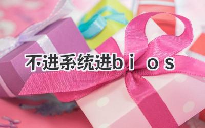 不進系統(tǒng)進bios