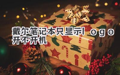 戴爾筆記本只顯示logo開不開機